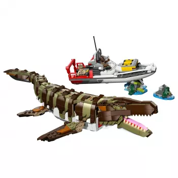 LEGO Jurassic World 76974 Misija na čolnu in model Mosasaurus