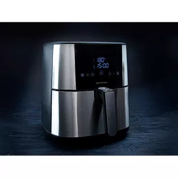 Gastronoma 18290002 cvrtnik na vroči zrak, 6 L, 1800 W, srebrn