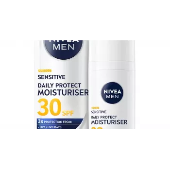 NIVEA Men Sensitive Daily Protect vlažilna krema za obraz SPF30 50ml