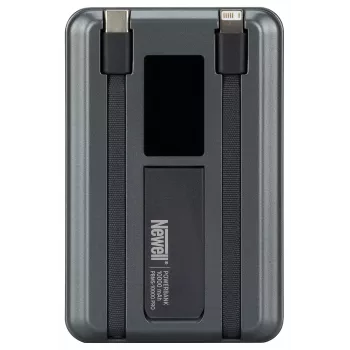 Powerbank Newell MS-10000 Pro MagSafe 10000 mAh Lightning, USB-C - siva