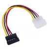 Akyga AK-CA-17 napajalni adapter kabel Molex na SATA, 15 cm