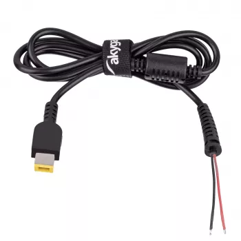 Akyga AK-SC-10 Slim Tip DC napajalni kabel za polnilnik prenosnika, 1,2 m, črn