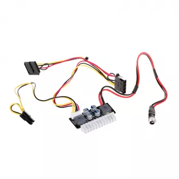 Akyga AK-CA-38 PICO-PSU DC/ATX napajalni adapter, 120 W, 12 V DC vhod, 24-pinski ATX, P4, SATA, Molex
