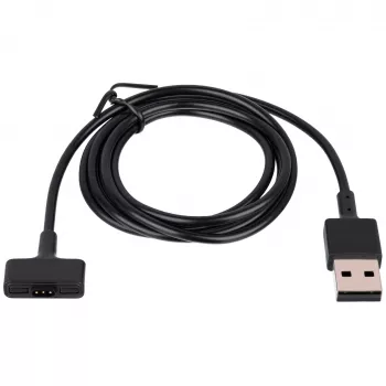 Akyga AK-SW-23 magnetni USB polnilni kabel za Fitbit Ionic, 1 m, črn