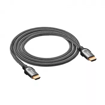 Akyga AK-HD-15S kabel HDMI 2.1, oklopljen, baker, pleten, 48 Gbit/s, 8K@60Hz / 4K@120Hz, 1,5 m