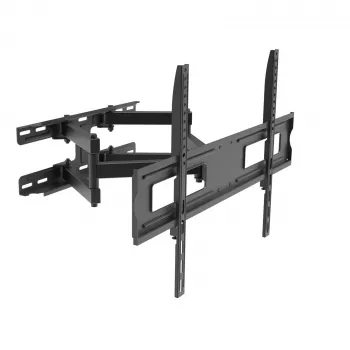 Akyga AK-MB-10 vrtljivo stensko držalo za TV, 37–70 inch, 50 kg, VESA 600x400, vrtenje ±45°, nagib ±20°, črno