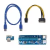 Qoltec Riser PCI-E ver. 009S USB 3.0 60cm podaljšek za GPU mining