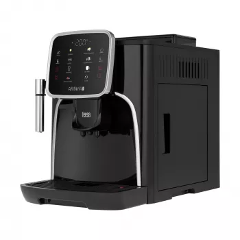 TEESA AROMA 750 avtomatski kavni aparat z mlinčkom, 1450 W, 1,5 l, črn