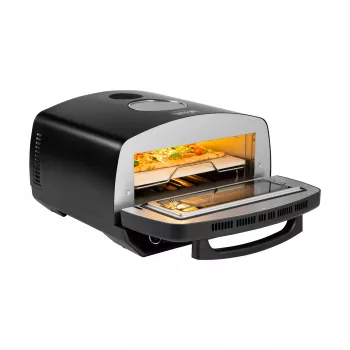 TEESA pečica za pico SUPREME ELITE 2200 W, 450°C, dvojno gretje, okno, LED, 33 cm, več programov pečenja