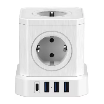 Newell GaN Power Cube 9w1 bel podaljšek z vtičnicami s polnilnikom USB