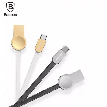 Baseus Keyble kabel (cinkova zlitina) USB-A na USB-C 1m bel