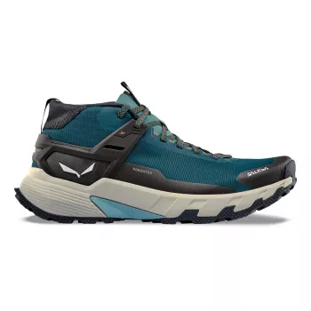 SALEWA hitri pohodniški čevlji Pedroc 2 Mid PTX - Pond/Black Out - UK 9.5 (EU 44)