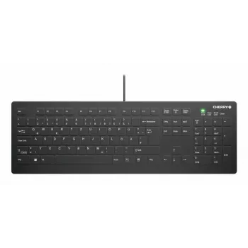 CHERRY Contour Design Active Key AK-C8112 polna žična USB tipkovnica s škarjastim mehanizmom QWERTY črna