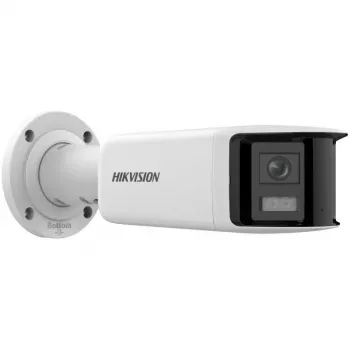 Hikvision DS-2CD2T47G2P-LSU/SL 4MP AcuSense zunanja kroglasta IP-kamera z 2,8-mm objektivom, bela svetloba, dvosmerni zvok, bliskavica, PoE