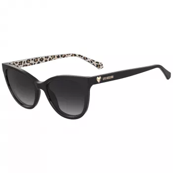 Ženske sončne očala MOSCHINO LOVE MOL072-S, pravokoten okvir iz acetata, zaščita UV400, 54/18/140 mm