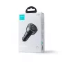Joyroom 3-v-1 avtopolnilnik z Bluetooth FM oddajnikom, 70W PD, črn (JR-CL26)