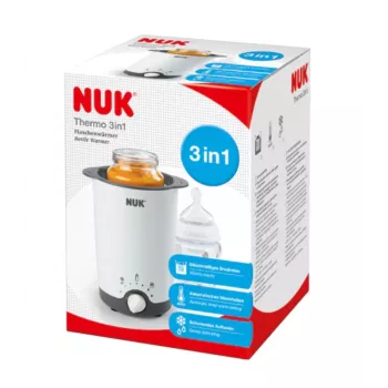 NUK Thermo 3 v 1 grelnik otroške hrane belo-črn 7,6cm