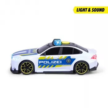 Dickie BMW M5 Police 203714030 avtomobilček v merilu 1:32 s svetlobnimi in zvočnimi učinki