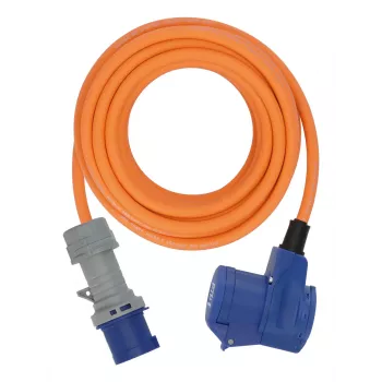 Brennenstuhl 1167650310 podaljševalni kabel 10m CEE vtič / kotna vtičnica H07RN-F 3G 2,5 mm², moder