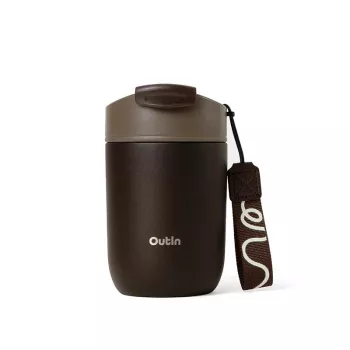 OutIn potovalni lonček 350 ml, Terra Brown