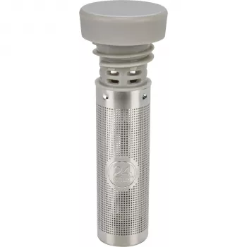 24Bottles pokrov Infuser siv - nerjavno jeklo in silikonski navojni pokrov za steklenice 24Bottles