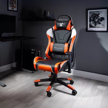 X Rocker Agility eSports igralni stol - črno-oranžen