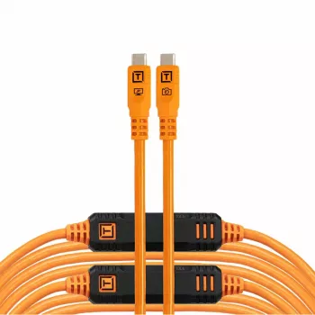 Tether Tools TetherPro USB-C Optima 10G Straight oranžen 9,4m