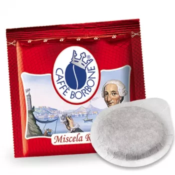 Caffè Borbone Miscela Rossa 44mm ESE kavne blazinice, 50 kosov po 7,2 g