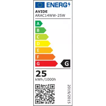Avide halogenska žarnica 150lm 25W E14 topla bela 3000K