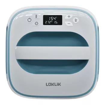 Stiskalnica za toplotni prenos LOKLIK Easy Heat Press 25,5 x 25,5 cm, Denim Blue