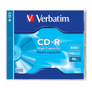 Verbatim CD-R 800MB 1x-40x Extra Protection, 10 kosov v škatli Jewel Case