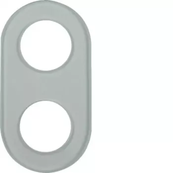 Hager WTD7200GT steklen okvir, 2-mestni, prozoren