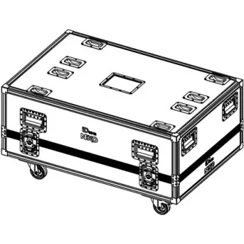 NEXO IDT-2CASE312 Flight Case za 2 nizkotonca IDS312