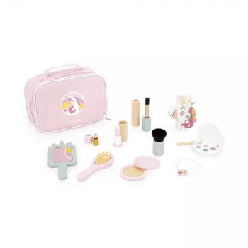 Janod Little Miss Unicorn lepotilni set za igro s 10 dodatki, 3+
