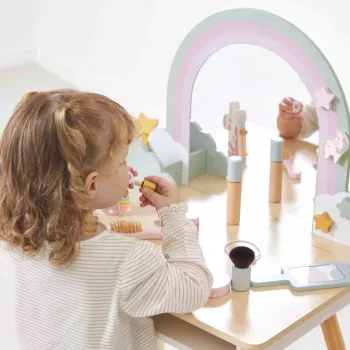 Janod Little Miss Unicorn lepotilni set za igro s 10 dodatki, 3+