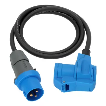 Adapter kabel Brennenstuhl CEE 230V 16A 1,5m H07RN-F 3G2.5, črn