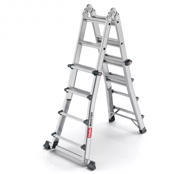 Hailo Master M100 4 x 4 stopničaste večnamenske lestve