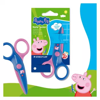 STAEDTLER Noris Junior Peppa Pig otroške varnostne škarje 130 mm
