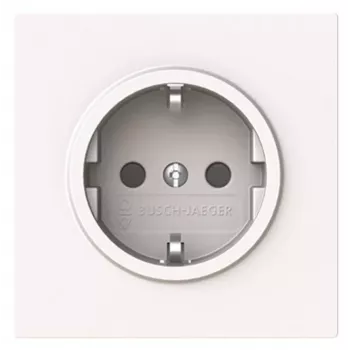 Busch-Jaeger vtičnica SCHUKO 20 EUCB-44G Safety+ alpsko bela future® linear