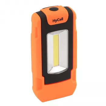HyCell COB LED delovna svetilka črno-oranžna