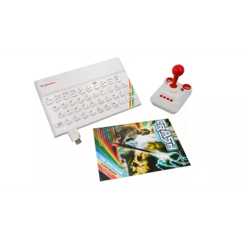 Retro Games The Spectrum White Edition – ZX Spectrum HD konzola z igralno palico in več kot 40 prednameščenimi igrami