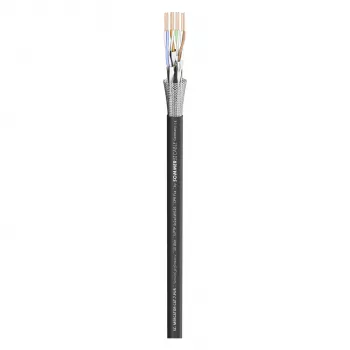 Sommer Cable SC-Mercator CAT.7 PUR mrežni kabel, PUR, Ø 6,4 mm, črn, prodaja na meter (581-0071)