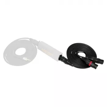 Sommer Cable SC-Peacock MKII DMX adapter kabel, 2 x 0,22 mm², XLR vtič 3-pol. na XLR vtičnico 5-pol., HICON, črn, 5 m (PCGU-0500-SW)