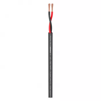 Sommer Cable Meridian Mobile SP215 zvočniški kabel 2 x 1,5 mm² PVC, črn (prodaja na meter)
