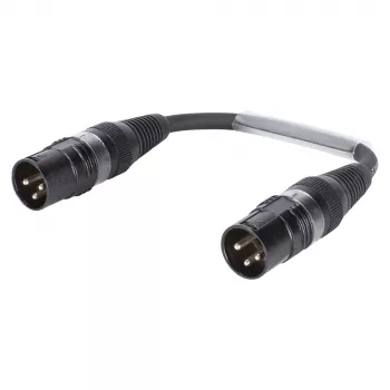 Sommer Cable adapter kabel, XLR vtič 3-pol. na XLR vtič 3-pol., HICON, črn, 0,15 m (SGHWU0015-SW)