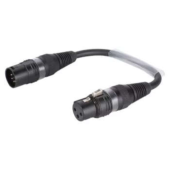 Sommer Cable adapter kabel, XLR vtičnica 3-pol. na XLR vtič 5-pol., črn, 0,15 m (B2FAU0015-SW)