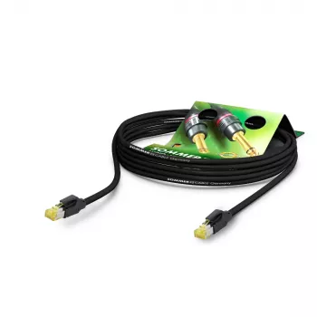 Sommer Cable SC-Mercator CAT.7 PUR mrežni patch kabel, 10m, črn, S/FTP, RJ45 Hirose