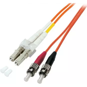 EFB-Elektronik dupleks jumper LC-ST 50/125µm OM2 LSZH oranžen 2,0mm 7,5m