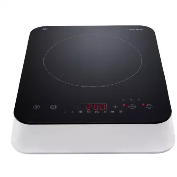 MEDION LIFE indukcijska kuhalna plošča MD 18490 (črna/bela, 2000 Watt)