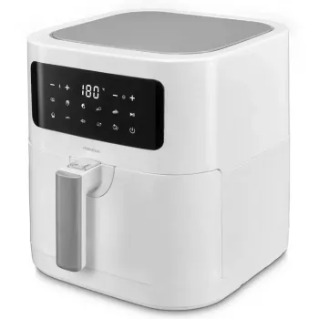 MEDION cvrtnik na vroči zrak Life MD 11740 E40 XL (mat bela, 2150 W, 5,2 L košara)